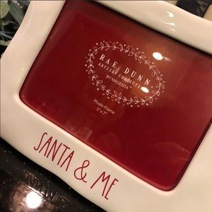 Rae Dunn Other - Rae Dunn SANTA AND ME picture frame Christmas Rae Dunn Other - Rae Dunn SANTA AND ME picture frame Christmas